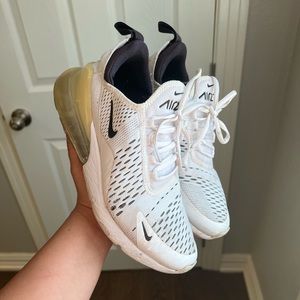 White Nike Women 270